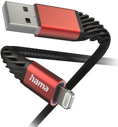 Usb Cable Lightning Hama 1.5 M Black