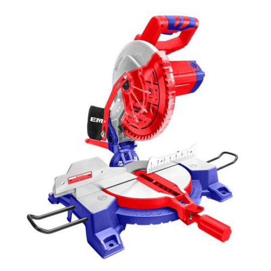 Emtop Fierăstrău Cu Tăietor De Unghi La Rețea 1800W Diametru Disc 255mm