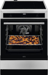 AEG Ελεύθερη με Επαγωγικές Εστίες Inox Steambake 6000 AEG Ελεύθερη με Επαγωγικές Εστίες Inox Steambake 6000