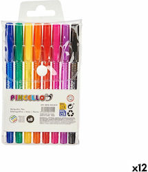 Multicolored Pen Set 12 Units