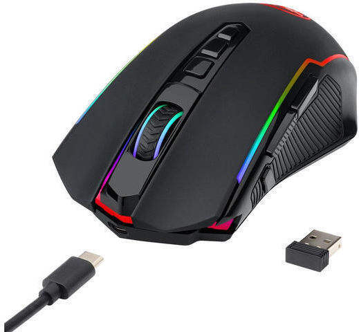 Redragon Ranger M910-KS Dual mode Drahtlos RGB Gaming Gaming Maus 4000 DPI Schwarz