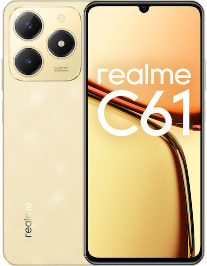 Realme C61 Dual SIM (6/128GB) Auriu Strălucitor