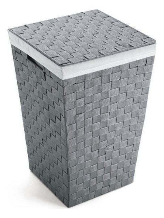 Versa Laundry Basket Fabric with Cap 33x52x33cm Gray