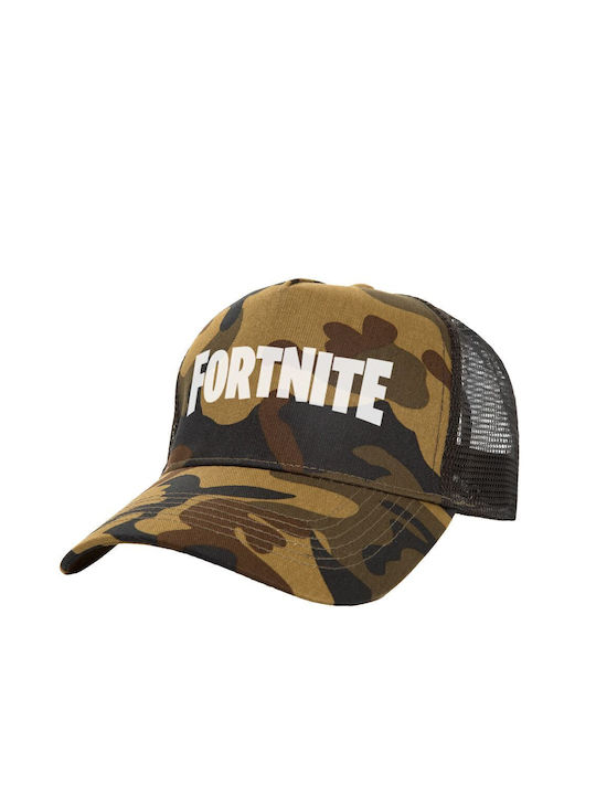 Koupakoupa Fortnite Landscape Jockey mit Netz Khaki Camo