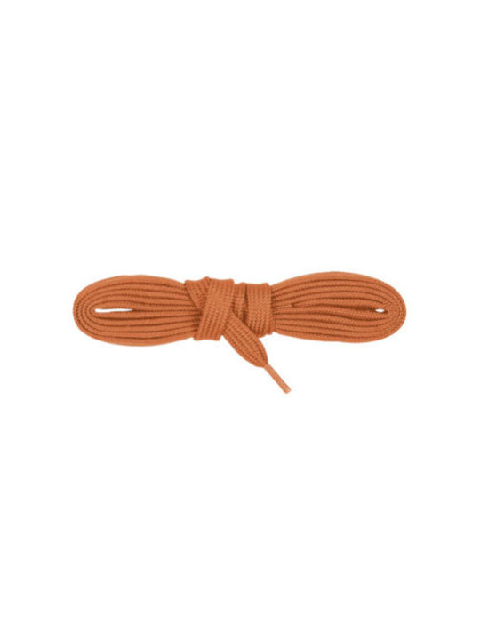 Bergal Sneaker Laces Neon Orange 075cm Φωσφοριζε Κορδονια Πλακε 75 Εκατοστα Χρωμα Πορτοκαλι Πλάτος 7 Mm Κατασκευασμένο Ανθεκτικό Πολυεστέρα