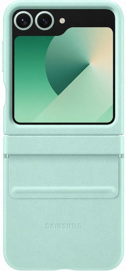 Samsung Back Cover Leather / Synthetic Leather Mint (Samsung Galaxy Flip6)