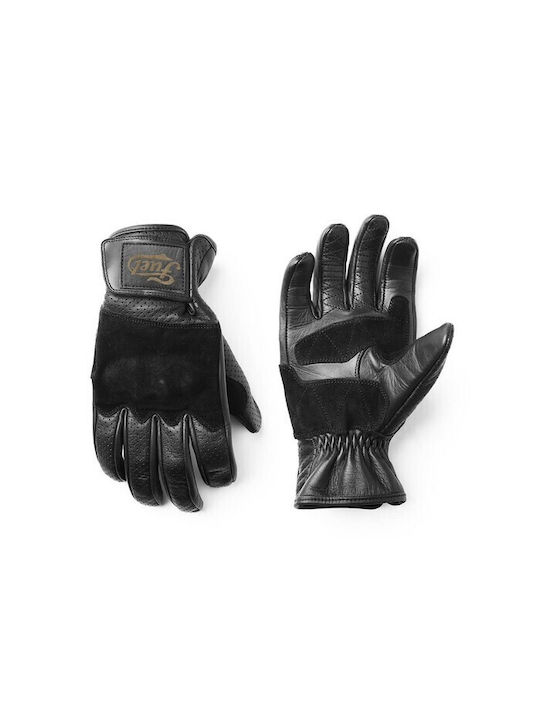 Fuel Motorcycles Sommer Herren Handschuhe Schwarz