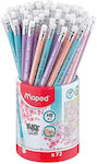 Pastel Peps HB Bleistift Radiergummi 851769 Maped 3154148517306 Nibs Mob