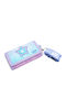 Yolo Kids Wallet with Coins with Velcro Purple