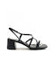 Women's Thin Strap Sandal Black