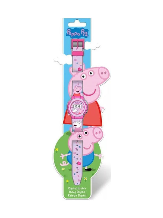 Kids Licensing Παιδικό Ψηφιακό Ρολόι Ροζ
