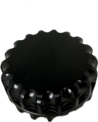 Τριφτησ-grinder Μεταλλικος 60χ28mm Μιας Θεσης Μαγνητικος Μαυρος