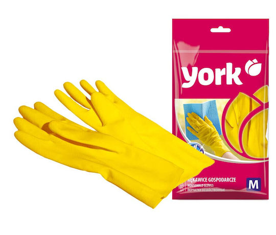 York Mănuși de Cuptor Latex Mediu Galbene 1buc