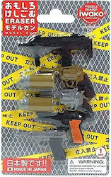 Set de ștersoare cu arme 3D Er-bri 035 Iwako