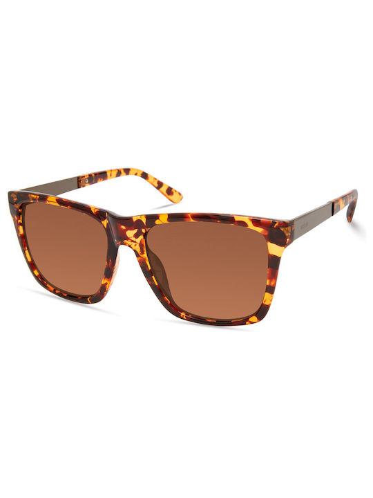 Guess Women's Sunglasses with Brown Tartaruga Plastic Frame and Brown Lens GF0242 52E