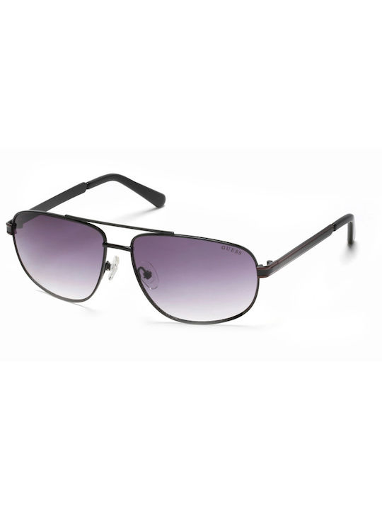 Guess Men's Sunglasses with Black Metal Frame and Gray Gradient Lens GF0244 01A