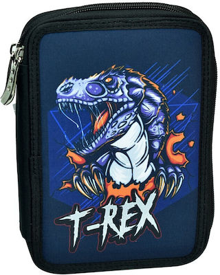 Bmu Double Square Pencil Case T-rex