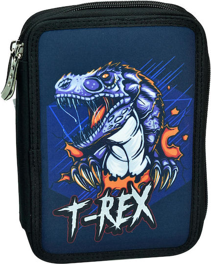 Bmu Double Square Pencil Case T-rex