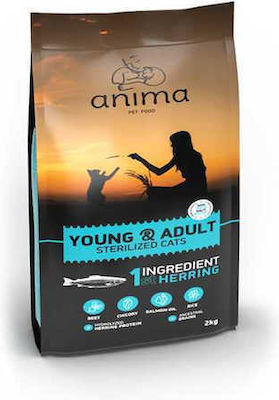 Anima Super Prenium Cat Young & Adult Sterilized Herring 2kg