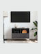 Stand TV Metalic Negru L68xA39xÎ50.5cm