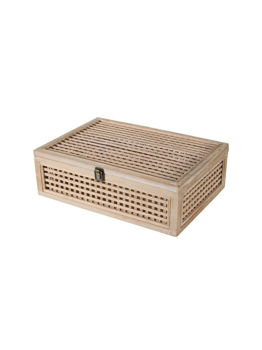 Artekko Dekorative Box Hölzernes 47x32.5x14.5cm