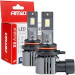 AMiO Lampen Auto HIR2-9012 Canbus LED Kaltes Weiß 44W 2Stück