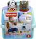 Mattel Fisher-price Βαλιτσάκι Μεταφοράς Ζωάκια Σχήματα Εκπαιδευτικό Παιχνίδι Htw93