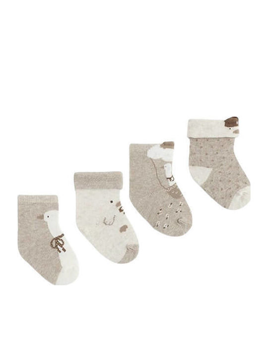 Mayoral Kindersocken Beige 4 Paar