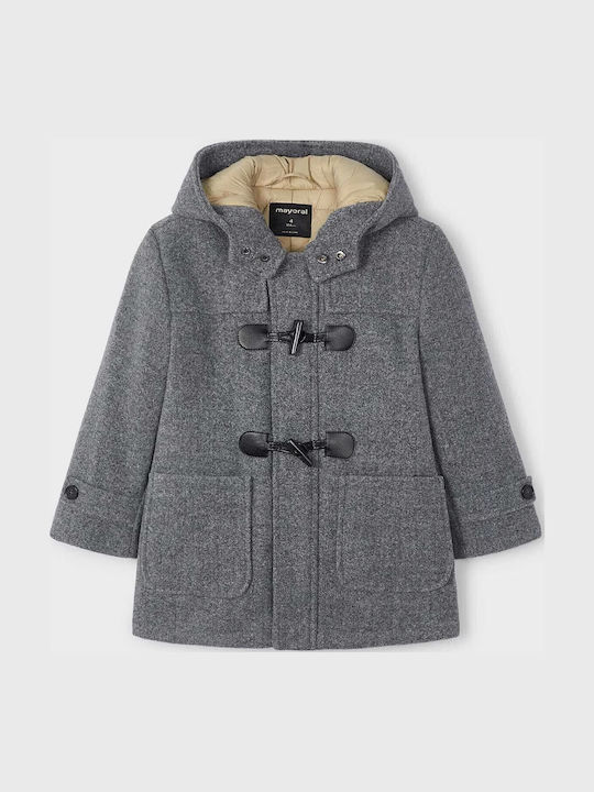 Kids' Coat Montgomery Long with Hood Ash