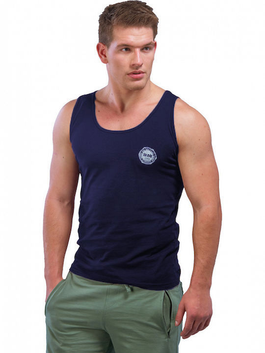 Bodymove Men's Sleeveless Blouse Navy Blue