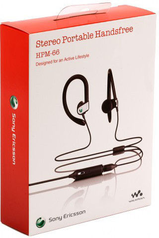 Sony Hpm-66 In-ear Handsfree Headphones with Connector 3.5mm Black