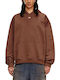 Sweatshirt with Hood Brown