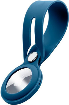 Case Schlüsselbund-Etui Silikon für AirTag Blue