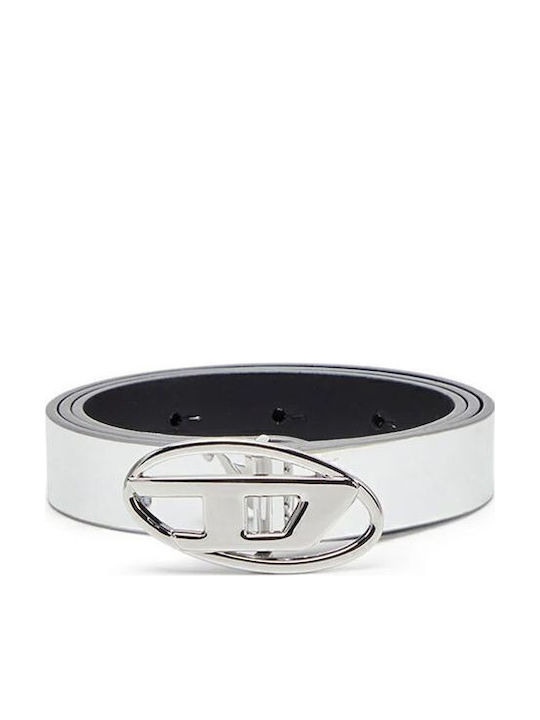 ベルト DIESEL Woman Belt Silver X09727P1660 H0535 DIESEL: Belt woman - Silver | Diesel belt X09727P1660 online