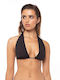 Guess Triangle Bikini Top Black