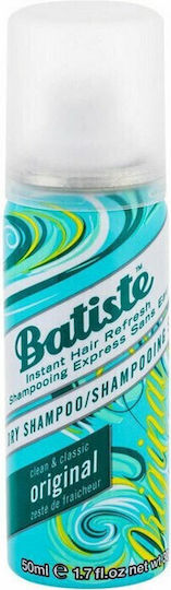 Batiste Original Ξηρό Σαμπουάν Ενυδάτωσης & Όγκου για Όλους τους Τύπους Μαλλιών 50ml