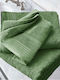 To megalo pazari Bath Towel Set 3pcs Haki Weight 510gr/m²
