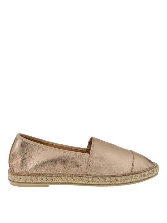 Mark Milan Women's Leather Espadrilles Gold