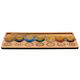 Ξύλινος Πίνακας 7 Τσάκρα Wooden Seven Chakra Board Gemstones