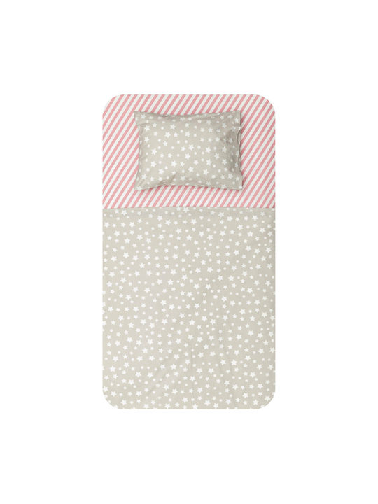 Borea Jingle Baby Sheets Set Crib Cotton Gray G...