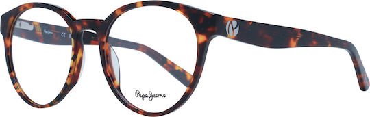 Pepe Jeans Bărbați Plastic Rame Ochelari Maro PJ3515-106