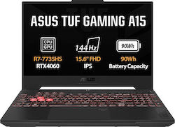 Asus TUF Gaming A15 FA507NV-LP061W 15.6" FHD 144Hz (Ryzen 7-7735HS/8GB/1TB SSD/GeForce RTX 4060/W11 Acasă)