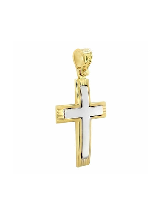 Xryseio Women's Gold Cross 14K