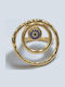 Ring made of Steel Gold Plated