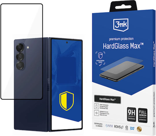 3MK 0.3mm Tempered Glass Black (Galaxy Z Fold6)