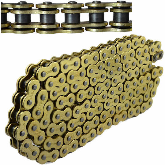 Lanț de motocicletă Ms O-ring 530hv-120l Aurie