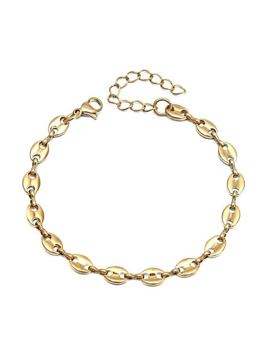 Callajewels Chain Hand made of Steel Gold-plated