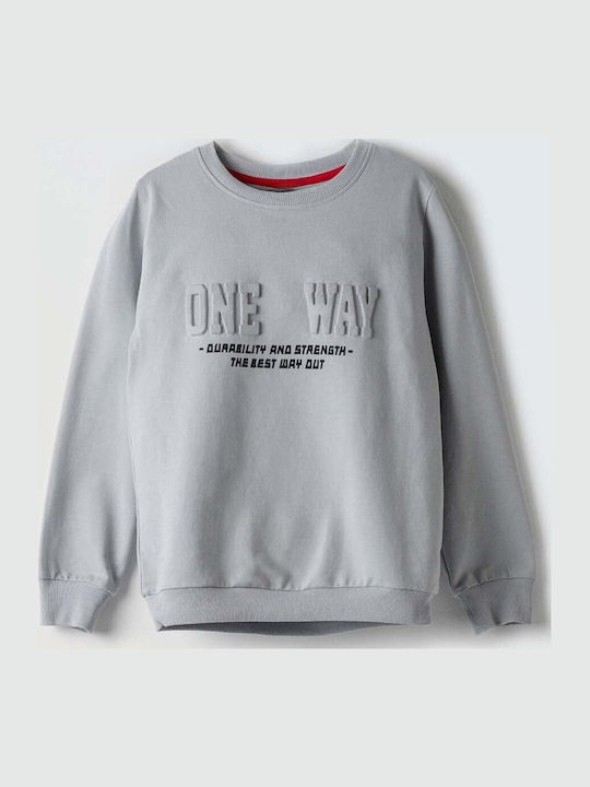 Παιδική Μπλούζα Μακρυμάνικη Γκρι One Way