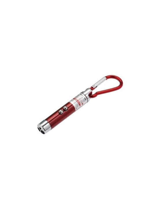 Oem Schlüsselanhänger Taschenlampe Laser Geldprüfung 3 in 1 Rot An16-223-rot
