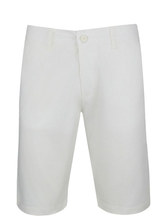 Pt Jeans Men's Shorts Jeans White